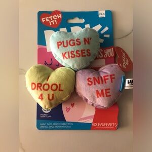 Dog Toy Squeaky Set Of 3 I Chews You Bark Small Pet
